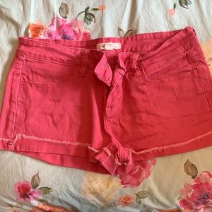 Pink shorts